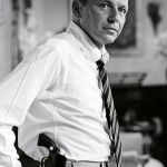 Frank Sinatra with pistol