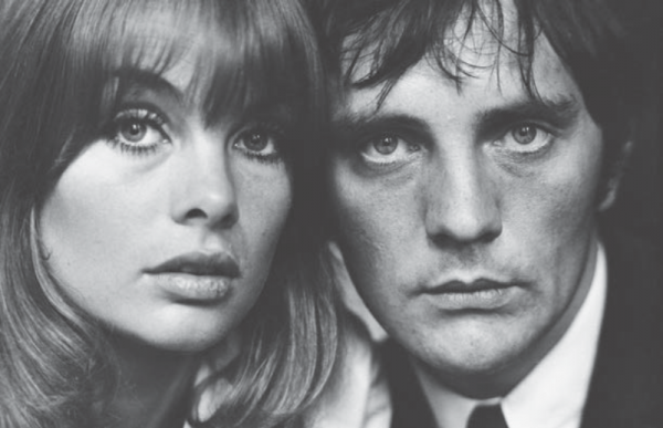 Jean Shrimpton with Terence Stamp