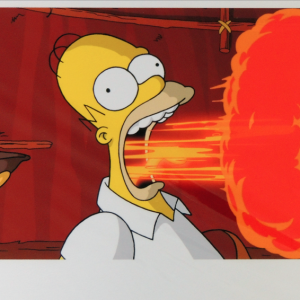 Flaming Homer