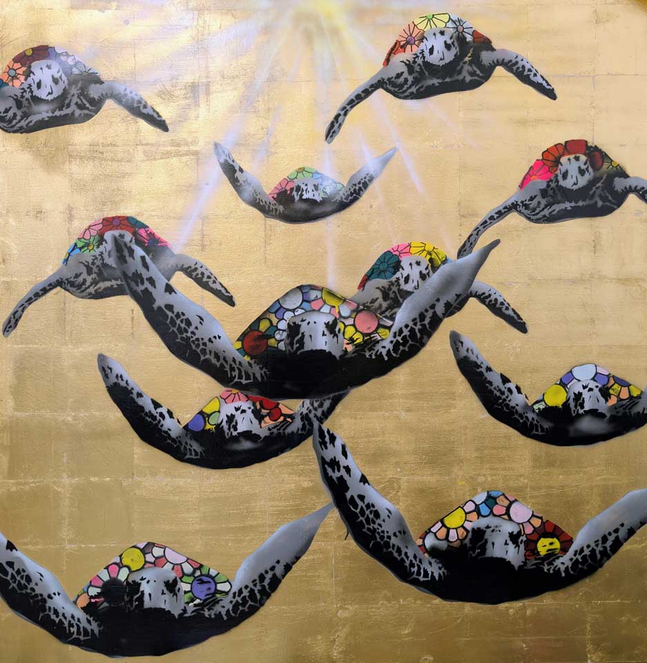 Dom Pattinson ArtCatto Gallery in Loulé Algarve